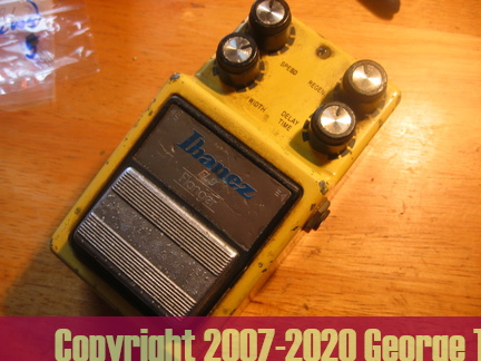 Fire-damaged Ibanez FL-9 